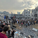 alt="15 people have died in an Israeli airstrike on Jabalia, Gaza, during the New Year celebrations"