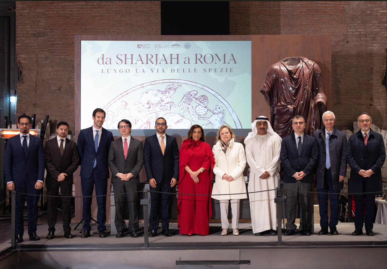 alt="Sharjah and Rome Commemorating 500,000 Years of Cultural Interconnection"