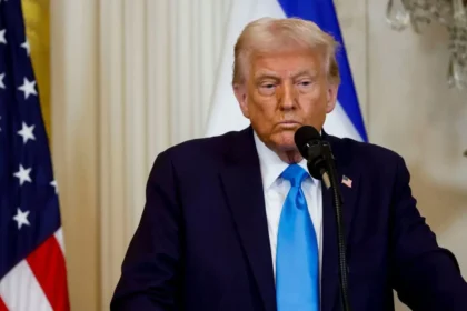 alt="Trump Suggests U.S. Control Over Gaza, Middle East Leaders React"