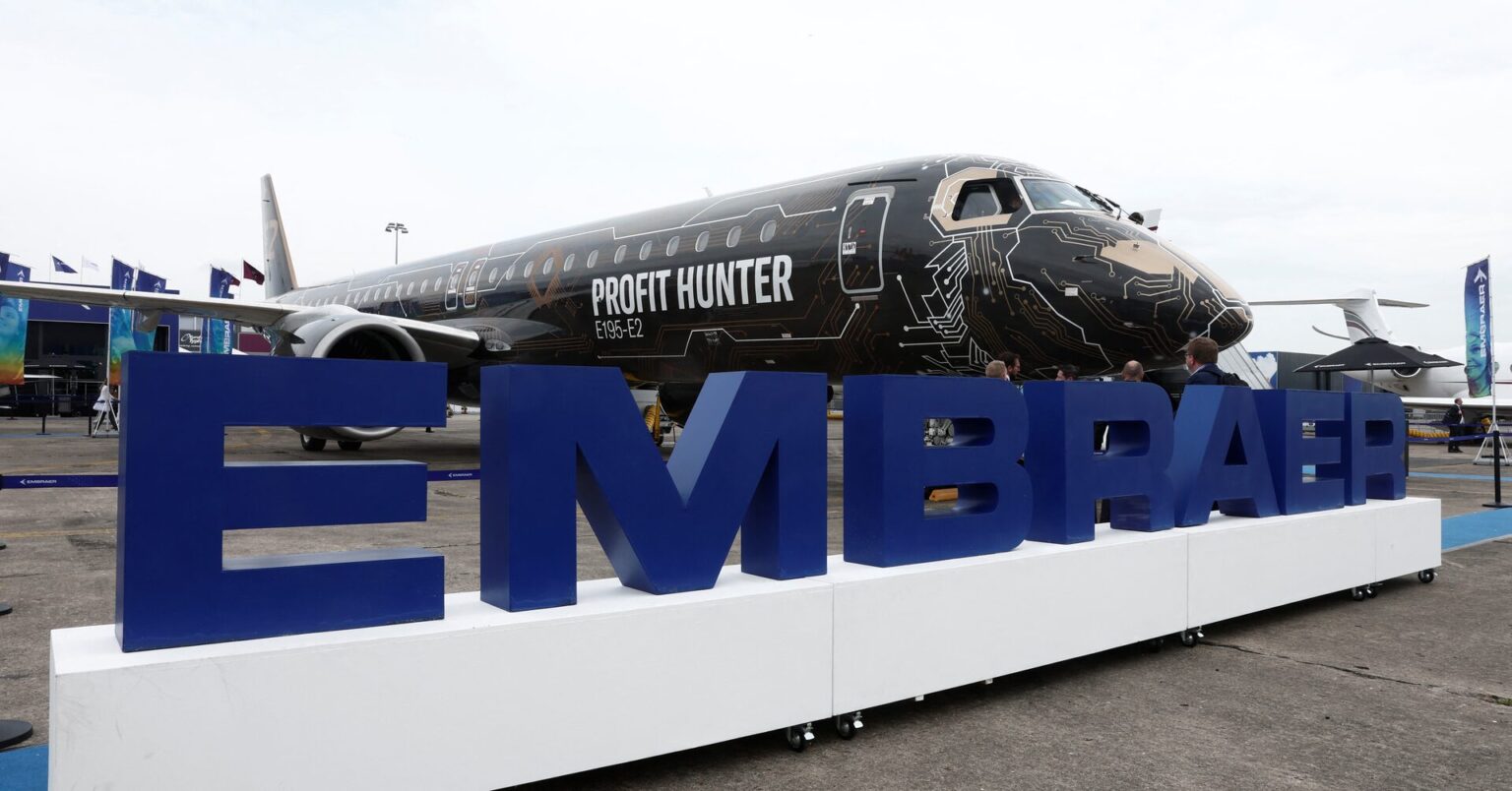 alt="Brazilian Embraer Experiences Eight-Fold Profit Hike in 2024"