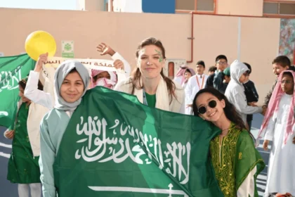 alt="Saudi Schools Kick-Off Colourful Celebrations for Founding Day"