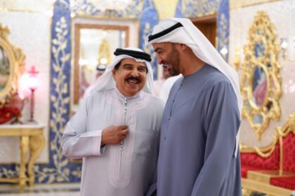 alt="UAE President, Bahrain’s King Strengthen Ties in Abu Dhabi Meeting"