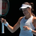 alt="Fan Removed from Emma Raducanu's Match at Dubai Tennis Championships"