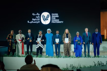 alt="Three Winners of $1 Million Zayed Award for Human Fraternity 2025 Honoured in Abu Dhabi"