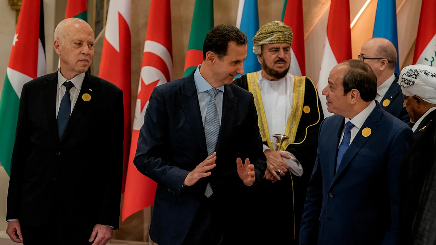 alt="Syria's Assad Invited to Arab League Summit as EU Relaxes Sanctions"