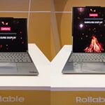 alt="Lenovo Announces World's First Rollable Screen Laptop"