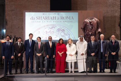 alt="Sharjah: Sheikha Bodour Opens Exhibition and Workshop on Stone Age"