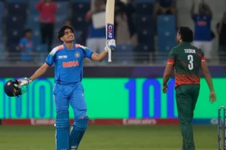 alt="Shubman Gill's Century Guides India to Hard-Fought Win Over Bangladesh"
