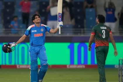 alt="Shubman Gill's Century Guides India to Hard-Fought Win Over Bangladesh"