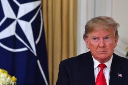 alt="Trump Asks if NATO Defense Pledge Will Hold, Raising Global Fears"