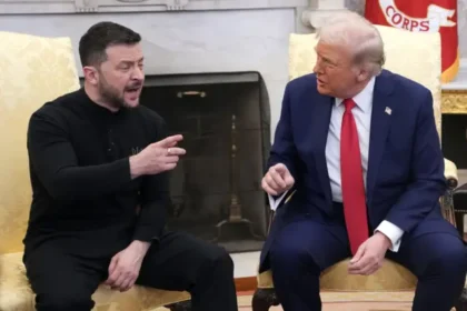 alt="Trump-Zelenskiy Press Conference Suddenly Cancelled Following Explosive Confrontation"