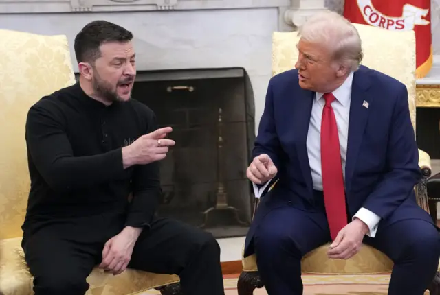 alt="Trump-Zelenskiy Press Conference Suddenly Cancelled Following Explosive Confrontation"