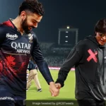 alt="Virat Kohli Dance to 'Jhoome Jo Pathaan'; SRK Declares Him the GOAT at IPL 2025 Opener"