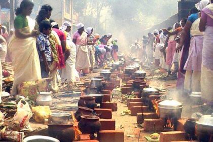 alt="Millions of Women Celebrate Thiruvananthapuram's Iconic Attukal Pongala Festival"