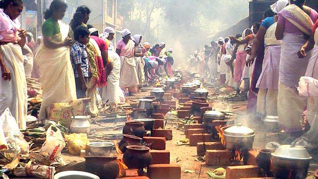 alt="Millions of Women Celebrate Thiruvananthapuram's Iconic Attukal Pongala Festival"