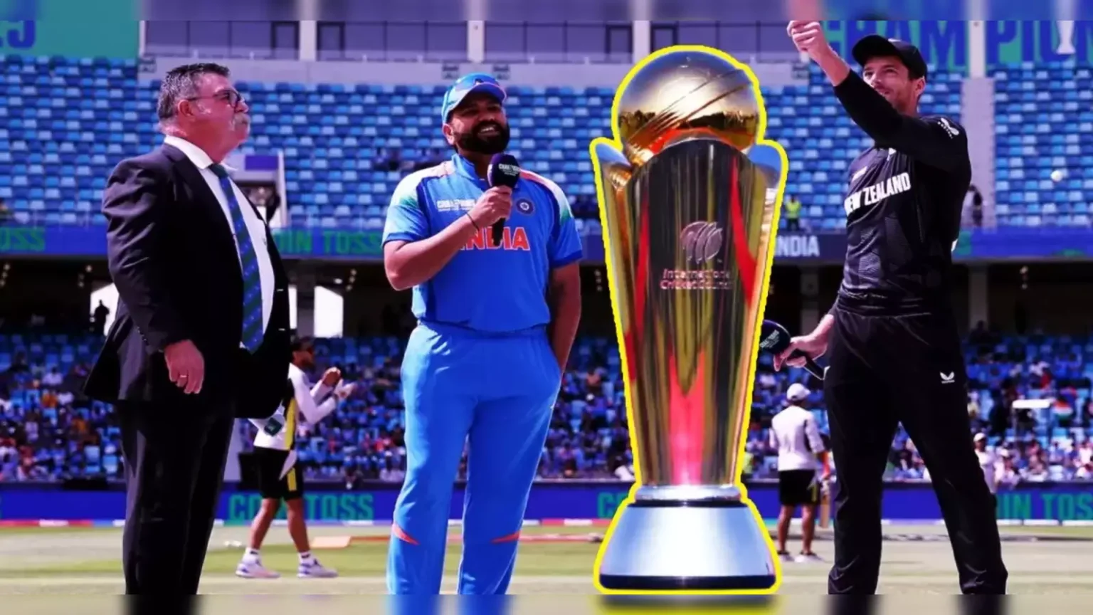 alt="Champions Trophy Final: Dubai Deploys Stringent Security for India vs. New Zealand Showdown"