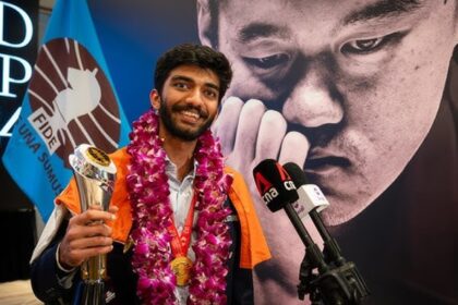 alt="India's Gukesh Reaches No. 3, Praggnanandhaa Back in Top 10 in FIDE Rankings"