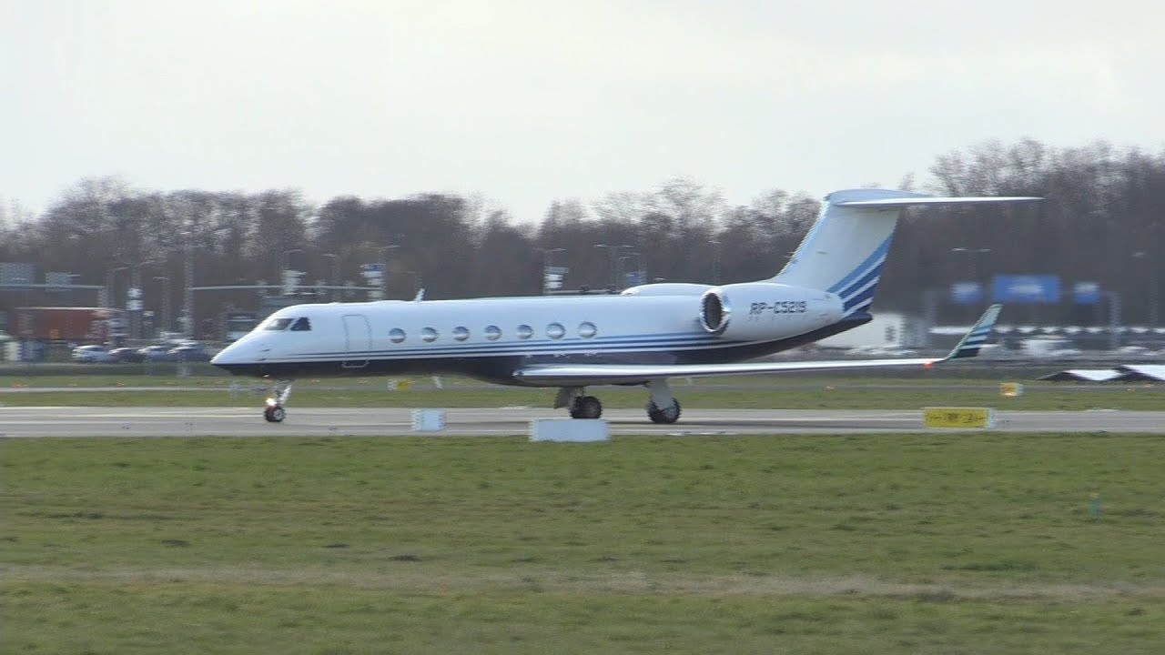 alt="Plane Thought to Transport Duterte to ICC Arrives in Netherlands"