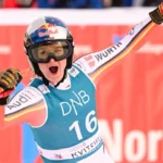 alt="Emma Aicher Wins First World Cup as She Takes Thrilling Victory in Sprint Finish"