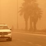 alt="Dust Storm Blows Central Iraq, Visibility Severely Impacted in Babil"