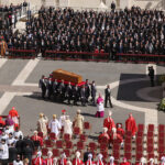 alt="400,000 Mourners Pay Tribute as Pope Francis Laid to Rest in Vatican"