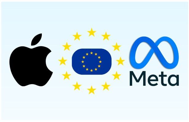 alt="EU Fines Apple €1.8B & Meta €500M in Tech Crackdown – Risking Trump Trade War"