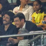 alt="Ajith Celebrates Dhoni During CSK's Harrowing Night"