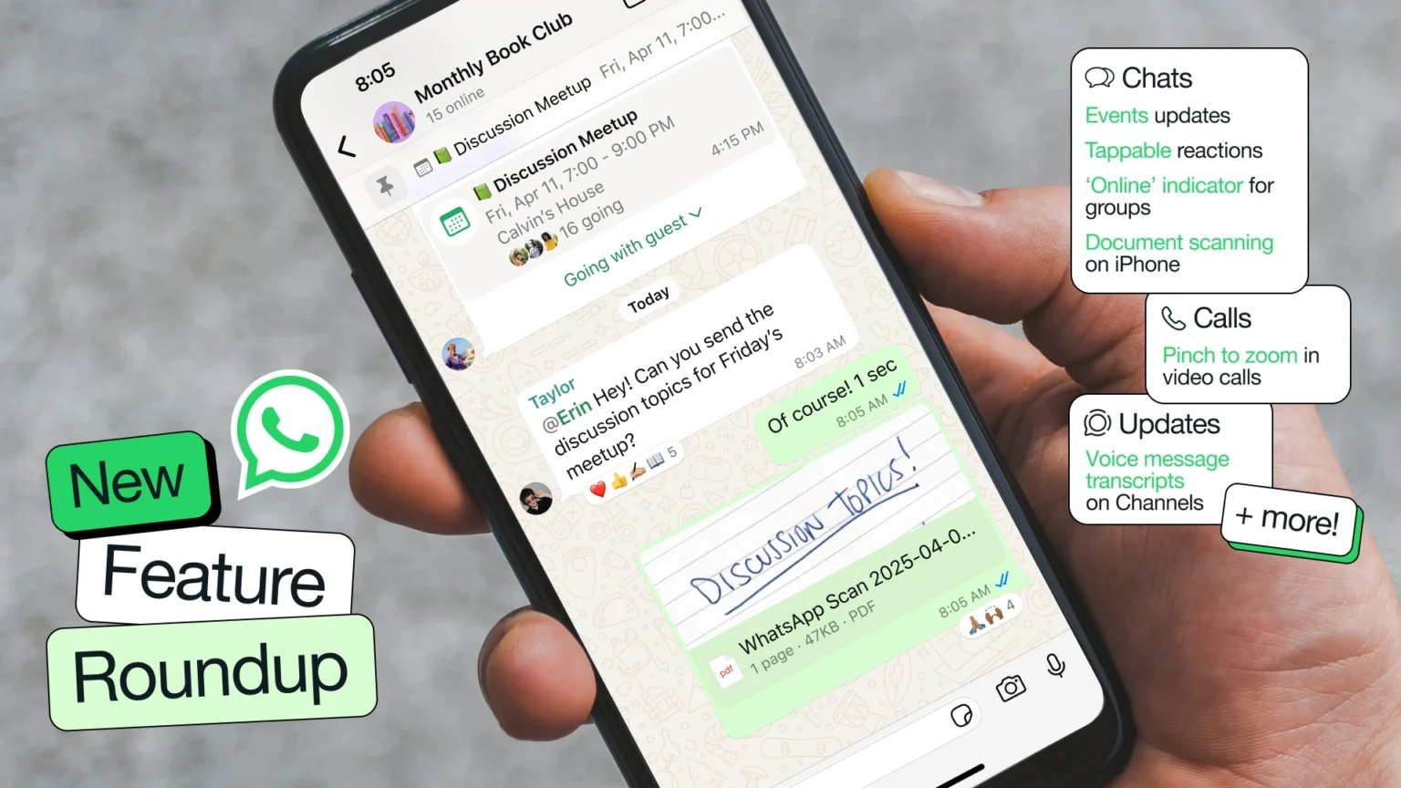 alt="WhatsApp Releases Revolutionary Chat, Call, and iPhone Functionalities in a Significant Update"