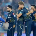 alt="The Mumbai Indians defeat the Gujarat Titans in the IPL Eliminator in Telangana"