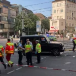 alt="Car Crashes into Crowd in Stuttgart, One Fatality, Several Injured"