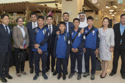 alt="Al Khaznah & Sheikh Shakhbout Join Hands to Empower Young Burn Survivors"