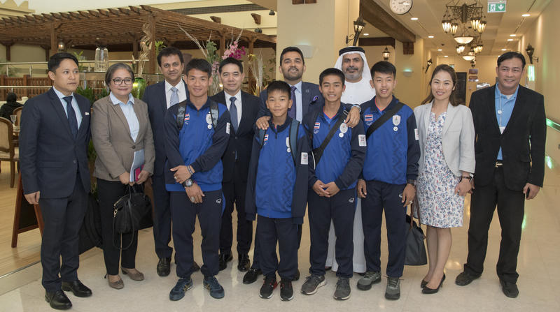 alt="Al Khaznah & Sheikh Shakhbout Join Hands to Empower Young Burn Survivors"