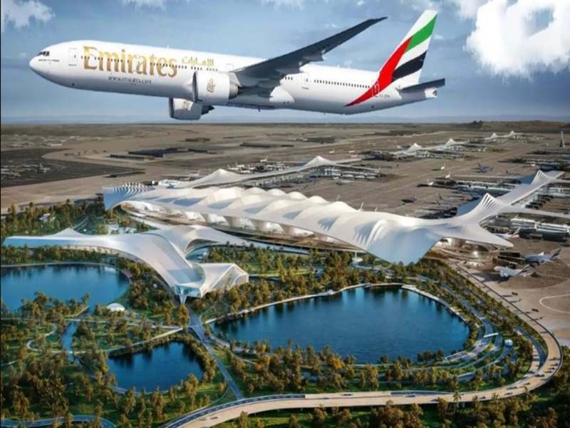 alt="Dubai’s Al Maktoum Airport to Redefine Air Travel with 7 Marvels"