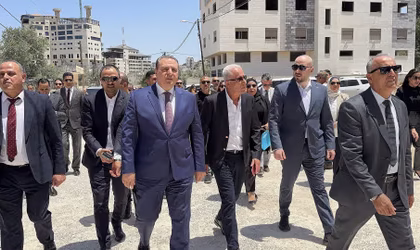 alt="Israeli Troops Fired at Diplomats during West Bank Visit"