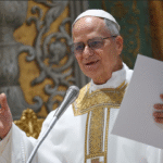 alt="Pope Leo XIV Issues Call to Unity at First Vatican Mass"