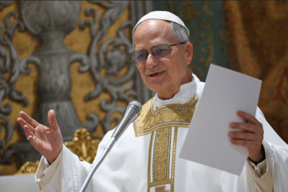 alt="Pope Leo XIV Issues Call to Unity at First Vatican Mass"