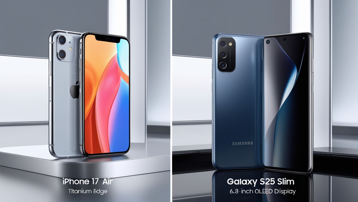 alt="iPhone 17 Air Faces Off Galaxy S25 Edge: Thinnest Giants Battle"