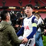alt="Son Heung-min Returns Empty-Handed Despite Europa League Victory in Bilbao"