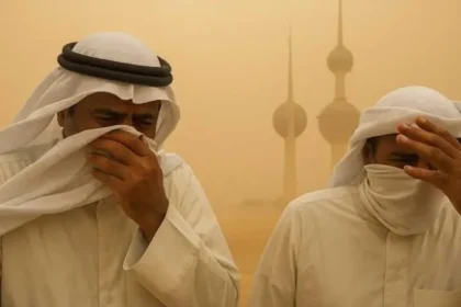 alt="Dust Storm Beats Kuwait, Lowers Visibility, Travel Rendered Disorganized"