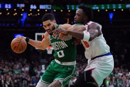 alt="Celtics Collapse: Boston Allows Two 20-Point Leads to Evaporate vs. Knicks"