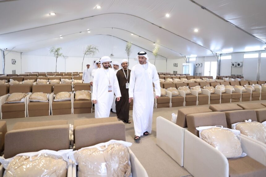 alt="UAE Pilgrims’ Camps Ready in Mina, Arafat for Hajj 2025"