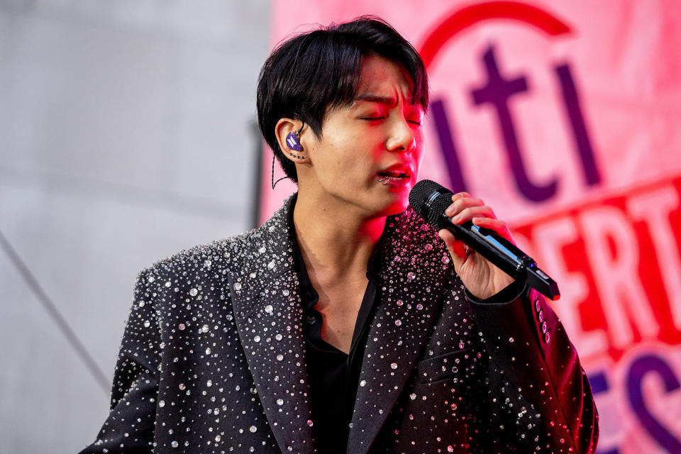 alt="BTS' Jin, IU Top With Heart: Give Over Dh260,000 for Children's Day"