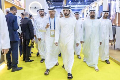 alt="Sheikh Mohammed Hails UAE's Global Tourism Leadership at Arabian Travel Market 2025"