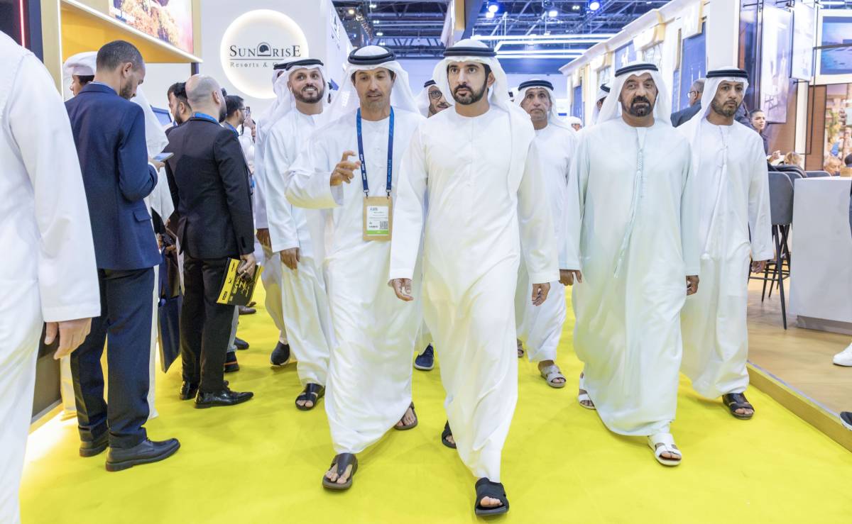 alt="Sheikh Mohammed Hails UAE's Global Tourism Leadership at Arabian Travel Market 2025"