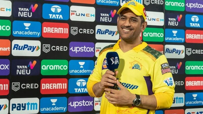 alt="Dhoni Drops Retirement Hint: They Don't Know It's My Last Time"