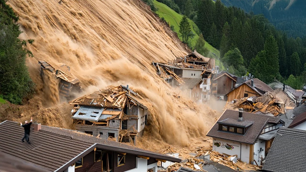 alt="Swiss Glacier Collapse Buried Village, Raises Flood Concerns"