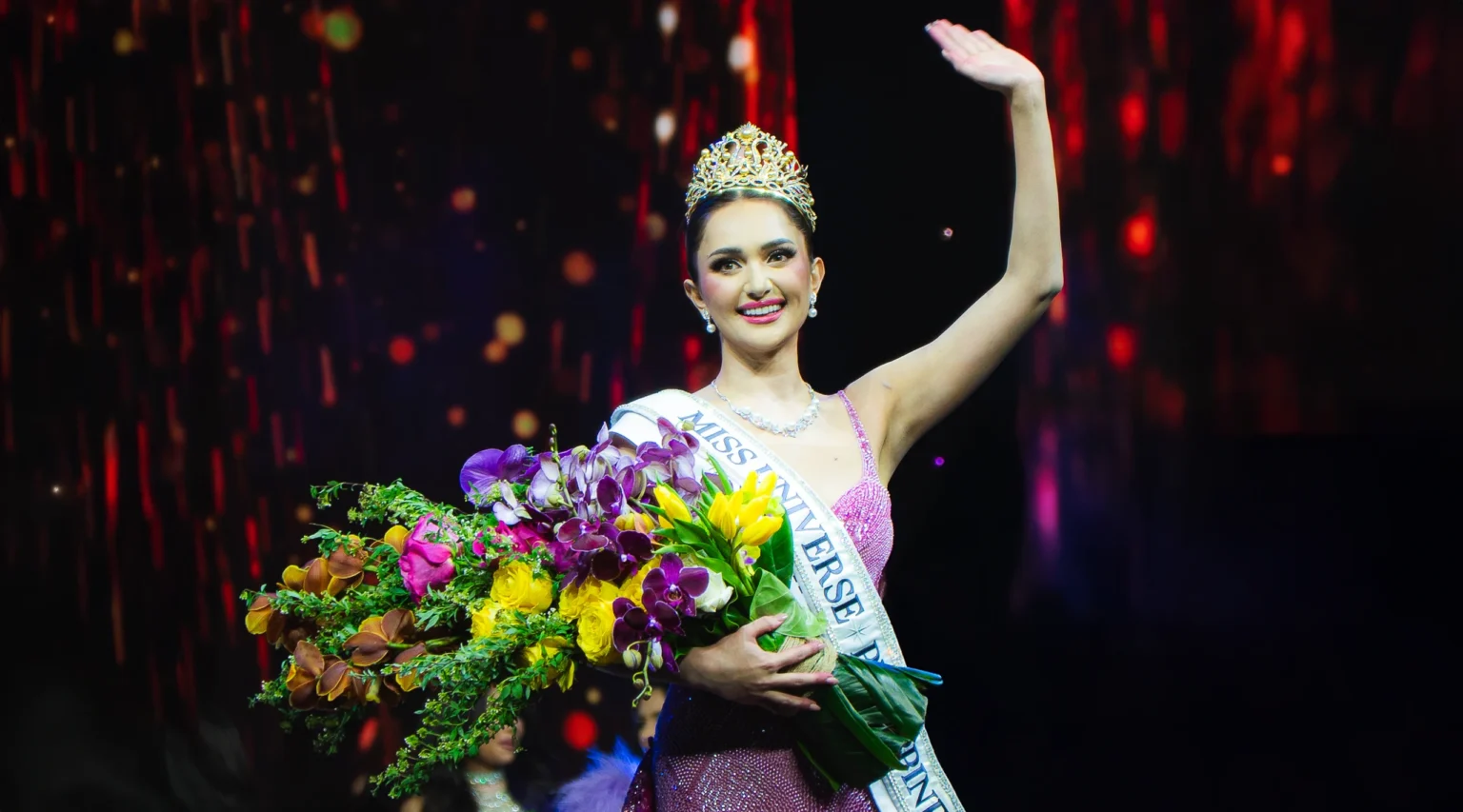 alt="Radiant Reign: Ahtisa Manalo is crowned Miss Universe Philippines 2025 Queen"