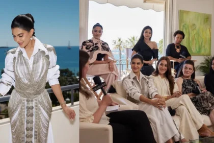 alt="Jacqueline Fernandez, Amina Khalil Honoured at Cannes Women's Gala"