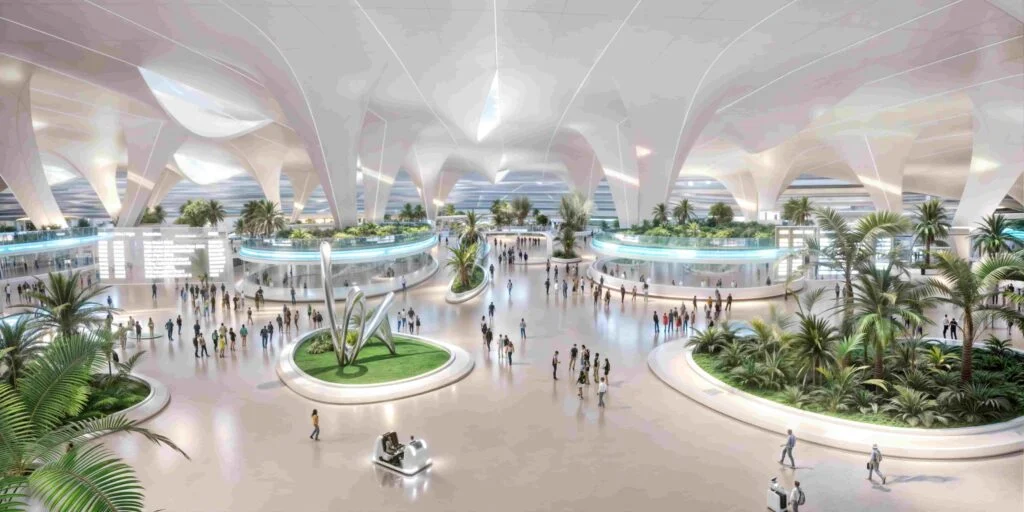 alt="Dubai’s Futuristic Airport to Make Baggage and Immigration Effortless"