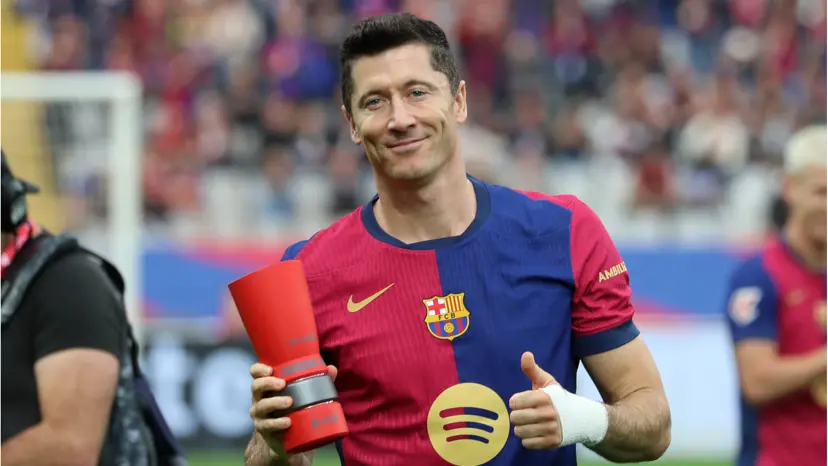 alt="Lewandowski Starts on Bench as Barca Host Inter in Semi-Final Thriller"